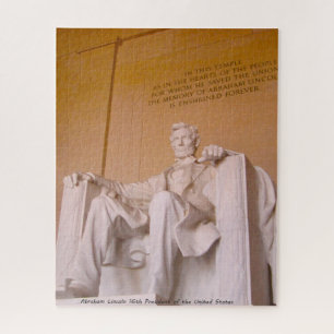 Abraham Lincoln 16. Präsident von Amerika. Puzzle