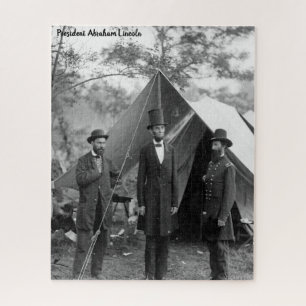 Abraham Lincoln 16. Präsident von Amerika. Puzzle