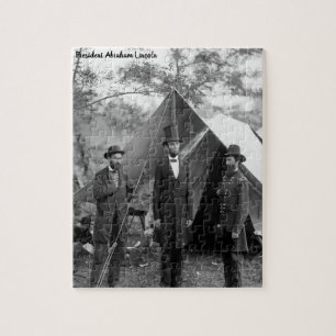 Abraham Lincoln 16. Präsident von Amerika. Puzzle