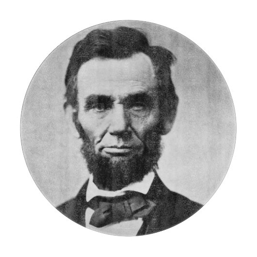 Abraham Lincoln: 16. Präsident von Amerika Schneidebrett (Vorderseite)