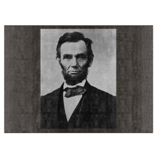 Abraham Lincoln: 16. Präsident von Amerika Schneidebrett (Vorderseite)