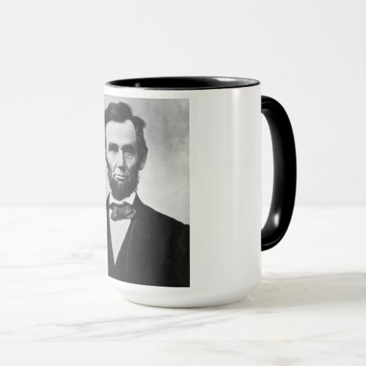 Abraham Lincoln: 16. Präsident von Amerika Tasse (VorderseiteRechts)