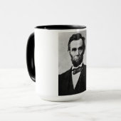 Abraham Lincoln: 16. Präsident von Amerika Tasse (Vorderseite Links)