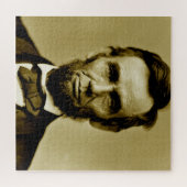 Abraham Lincoln 16. US-Präsident Puzzle (Horizontal)