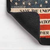 Abraham Lincoln 1864 Kampagne Mousepad (Ecke)