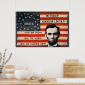 Abraham Lincoln 1864 Wahlkampagne Wall Poster (Küche)