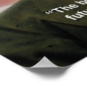 Abraham Lincoln "1 Step at a time" Poster (Ecke)