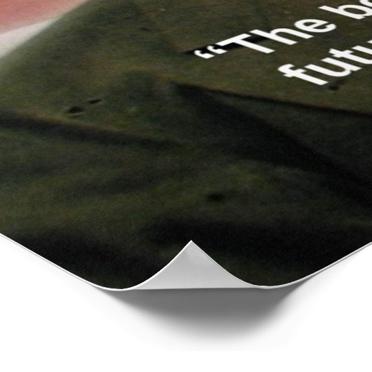 Abraham Lincoln "1 Step at a time" Poster (Ecke)