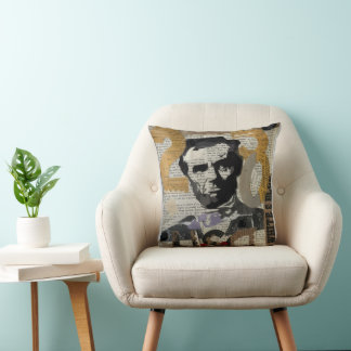 Abraham Lincoln 250 USA Feier Kissen