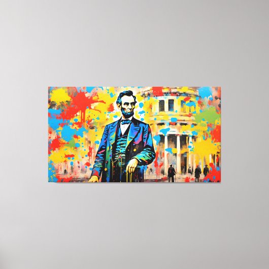 ABRAHAM LINCOLN 2 LEINWANDDRUCK (Vorderseite)