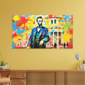 ABRAHAM LINCOLN 2 LEINWANDDRUCK (Insitu (Wohnzimmer))