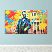 ABRAHAM LINCOLN 2 LEINWANDDRUCK (Insitu (Holzboden))