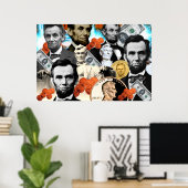 ABRAHAM LINCOLN (2) POSTER (Heimbüro)