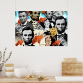 ABRAHAM LINCOLN (2) POSTER (Küche)
