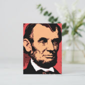 ABRAHAM LINCOLN 2 POSTKARTE (Stehend Vorderseite)