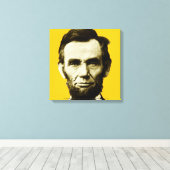 Abraham Lincoln 3 Leinwanddruck (Insitu (Holzboden))