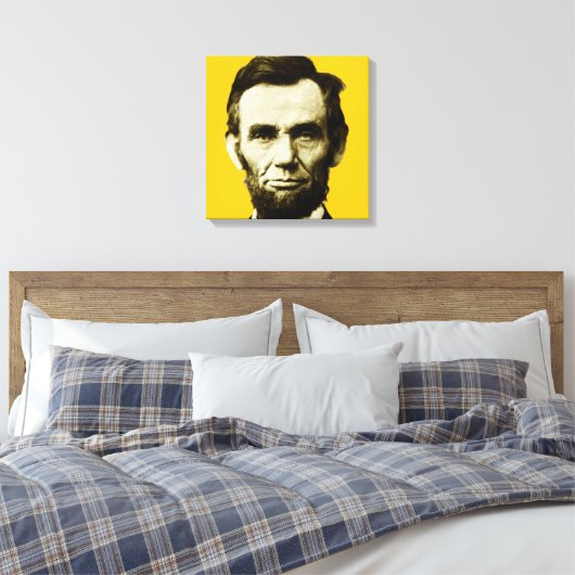 Abraham Lincoln 3 Leinwanddruck (Insitu (Schlafzimmer))