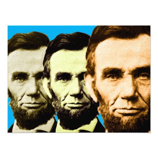 Abraham Lincoln 3 Plus Fotodruck (Vorne)