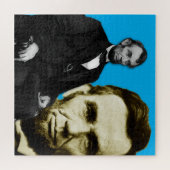 Abraham Lincoln 3 und 4 Puzzle (Horizontal)