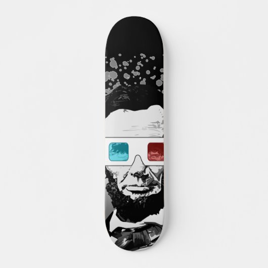 Abraham Lincoln - 3D Skateboard (Vorne)