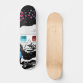 Abraham Lincoln - 3D Skateboard (Vorderseite)