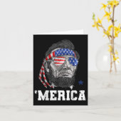 Abraham Lincoln 4. Juli Merica Männer Frauen Ameri Karte (Gelbe Blume)