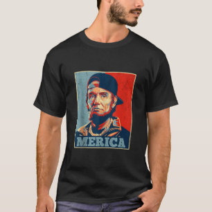 Abraham Lincoln 4. Juli Merica Männer Frauen Ameri T-Shirt