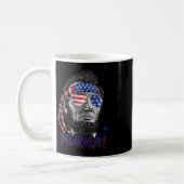 Abraham Lincoln 4. Juli Murica Männer Frauen Ameri Kaffeetasse (Links)
