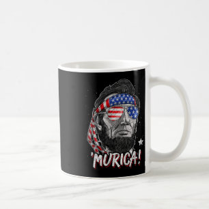 Abraham Lincoln 4. Juli Murica Männer Frauen Ameri Kaffeetasse