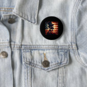 Abraham Lincoln 4. Juli Unabhängigkeitstag Ameri Button (Beispiel)