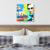 ABRAHAM LINCOLN 6 LEINWANDDRUCK (Insitu (Schlafzimmer))