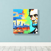 ABRAHAM LINCOLN 6 LEINWANDDRUCK (Insitu (Holzboden))