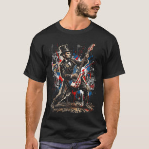 Abraham Lincoln Abe Lincoln spielt amerikanische F T-Shirt