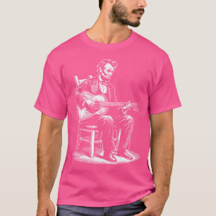 Abraham Lincoln Acoustic Electric Guitar Funny T-Shirt