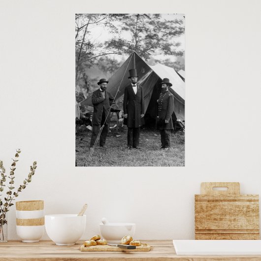 Abraham Lincoln Allan Pinkerton John A. McClernand Poster (Küche)