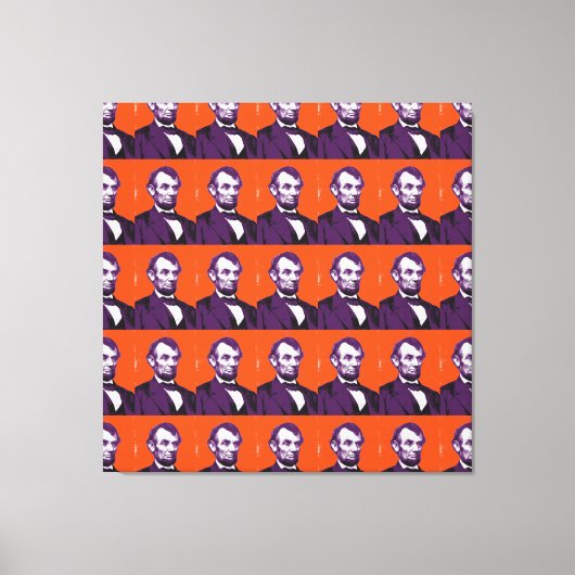 Abraham Lincoln alt Leinwanddruck (Vorderseite)