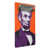 Abraham Lincoln alt Mini Klemmbrett (Schrägansicht)