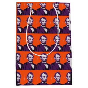 Abraham Lincoln alt Mittlere Geschenktüte