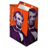 Abraham Lincoln alt Mittlere Geschenktüte (Rückseite Schrägansicht)