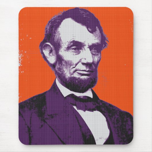 Abraham Lincoln alt Mousepad (Vorne)
