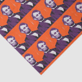 Abraham Lincoln alt Seidenpapier (Detail)