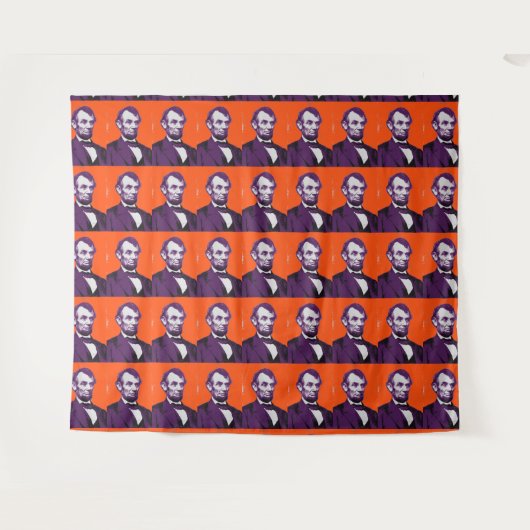 Abraham Lincoln alt Wandteppich (Vorderseite (Horizontal))