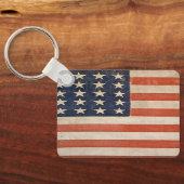 Abraham Lincoln American Patriot Schlüsselanhänger (Rückseite)