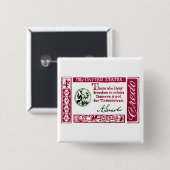 Abraham Lincoln-Amerikaner-Kredo 1960 Button (Vorne & Hinten)