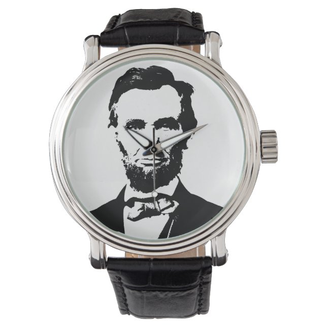 Abraham Lincoln Armbanduhr (Vorderseite)