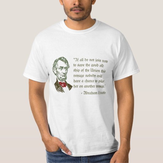 Abraham Lincoln auf Freiheits-T - Shirt (Vorderseite)