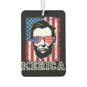 Abraham Lincoln Autolufterfrischer (Rückseite)