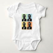 Abraham Lincoln Baby Strampler (Vorderseite)