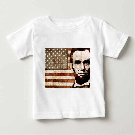 Abraham Lincoln Baby T-shirt (Vorderseite)