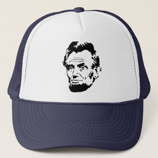 Abraham Lincoln Baseball Cap Truckerkappe (Vorderseite)